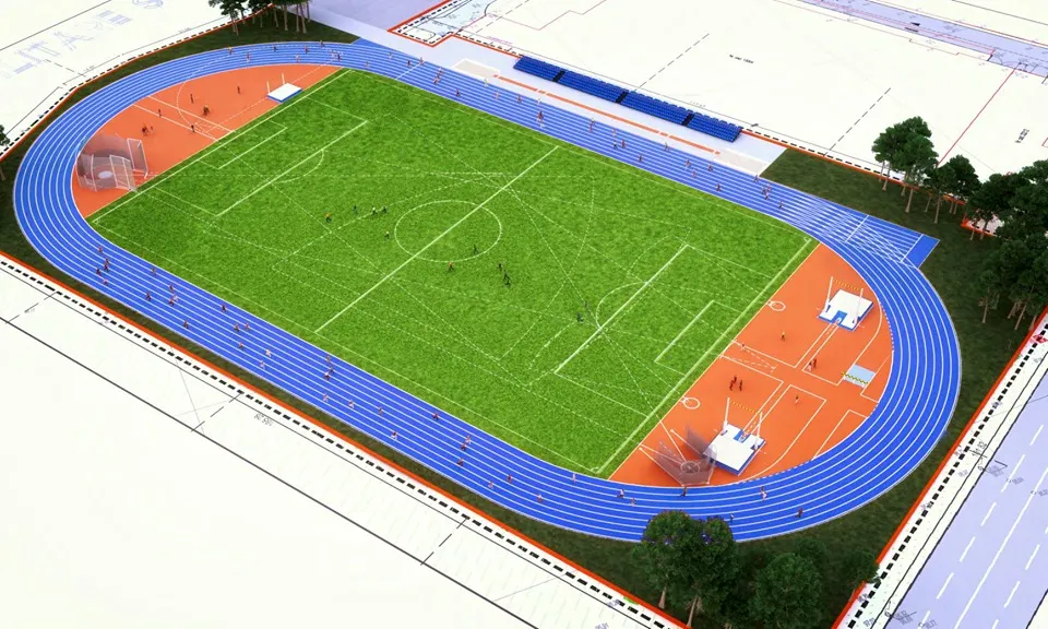 Stadionul de atletism, gata până la vară
