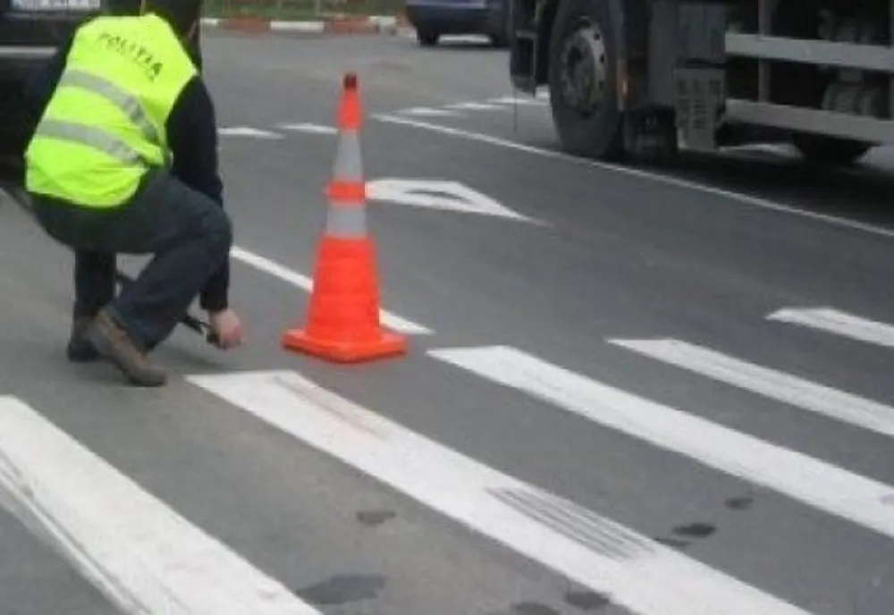 Pieton spulberat de pe trecere la Siriu