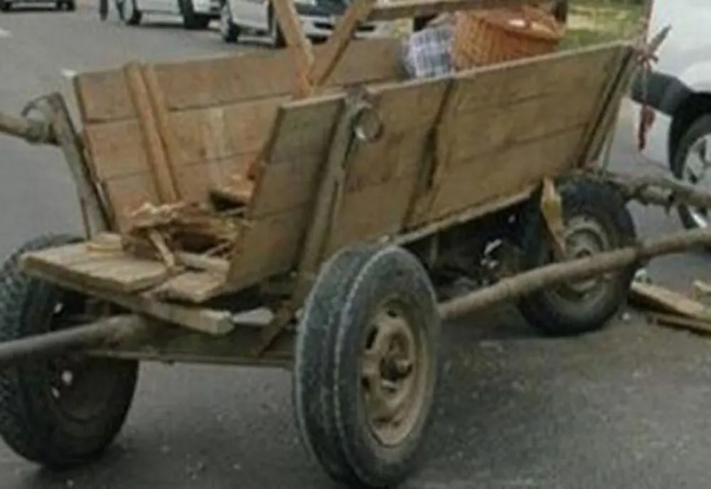 Trei tineri au furat o căruță din curtea unui consătean
