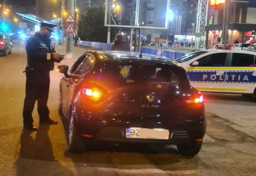 Polițiștii buzoieni au lăsat 11 șoferi fără perimisul de conducere