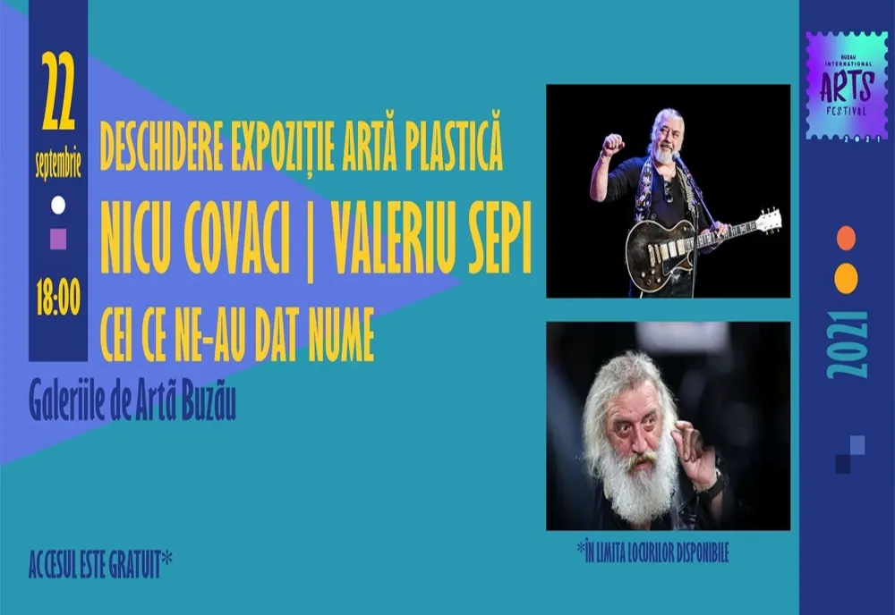 Expoziție Nicu Covaci și Valeriu Sepi, la Buzău International Arts Festival 