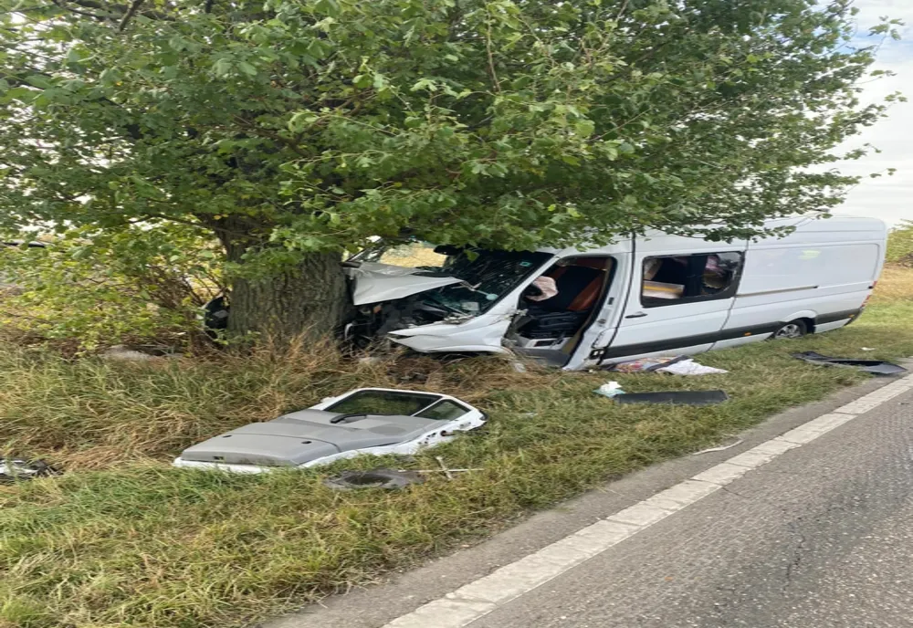 Accident rutier pe DN1B 