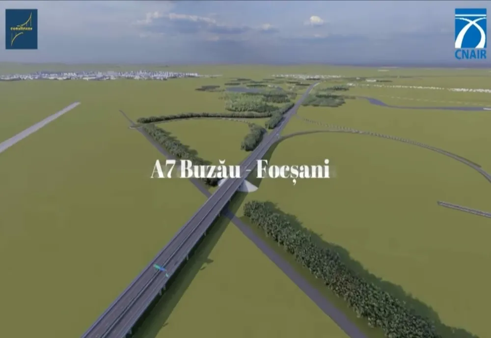 CNAIR a transmis spre publicare în SICAP anunțul pentru construcția a două tronsoane din Autostrada Buzău – Focșani