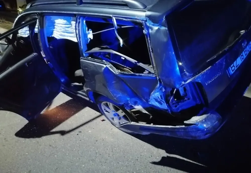 Accident rutier în municipiul Râmnicu Sărat, pe Bulevardul Eroilor