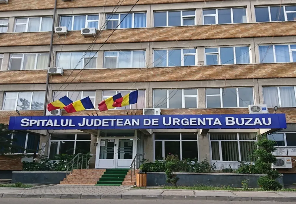 Un pacient internat în Spitalul Județean Buzău s-a aruncat de la etajul 1