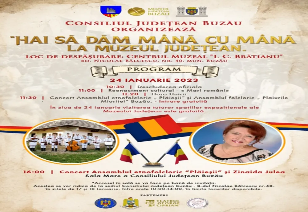 Hai să dăm mână cu mână la Muzeul Județean Buzău
