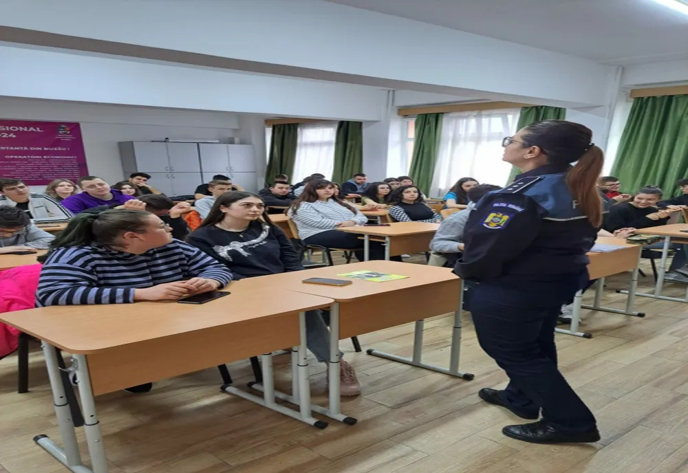 Activități informativ-preventive desfășurate de polițiștii buzoieni