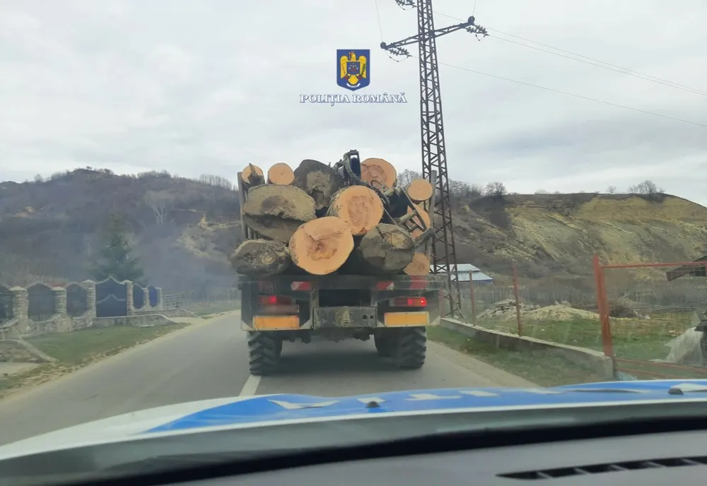 Transporta o cantitate mai mare de lemne decât cea trecută în aviz