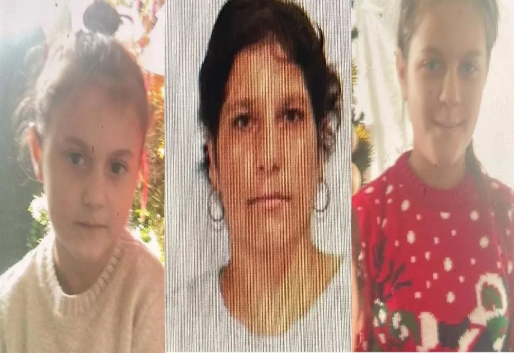 Mama și cele două fiice date dispărute găsite în județul Brăila