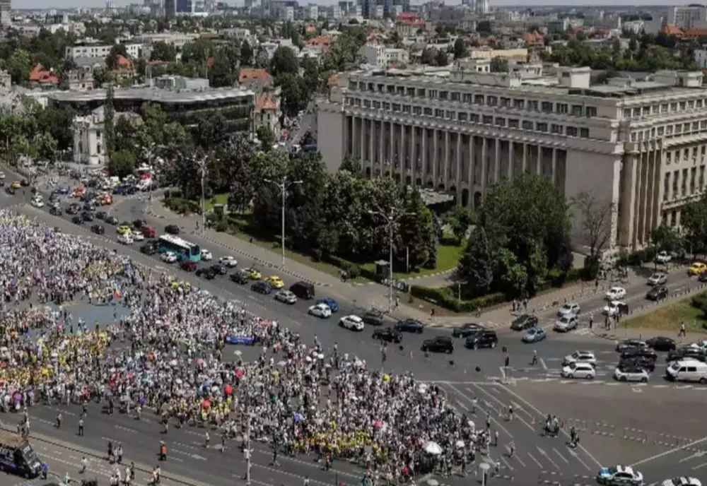 REPREZENTANȚI AI SINDICATULUI LIBER NAVALISTUL PROTESTEAZĂ VINERI ÎN FAȚA MINISTERULUI ECONOMIEI ȘI A GUVERNULUI