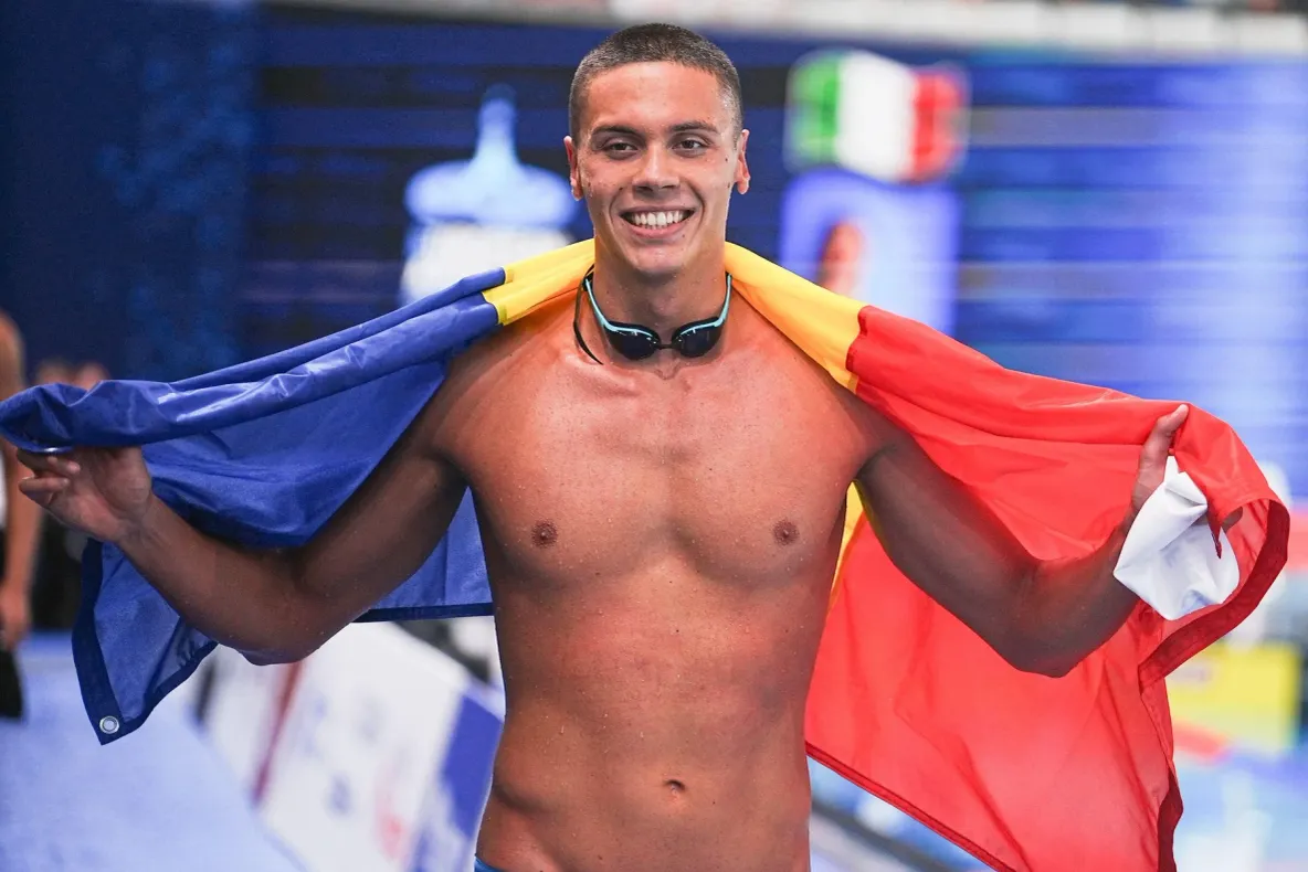 DAVID, DE NEOPRIT! Un nou AUR european și o bornă istorică pentru Popovici