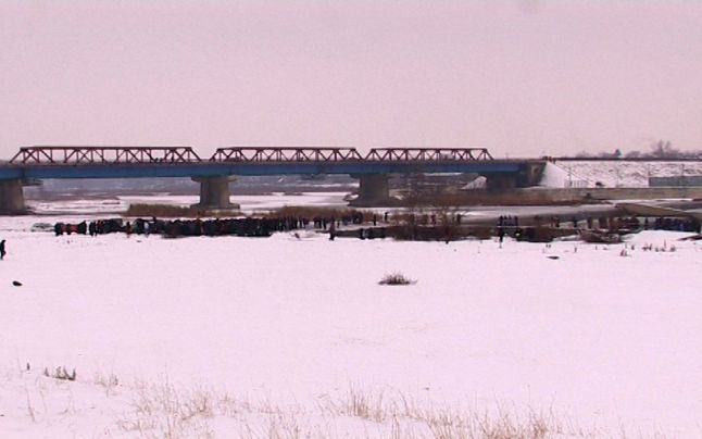 Procesiune de Bobotează la râul Buzău