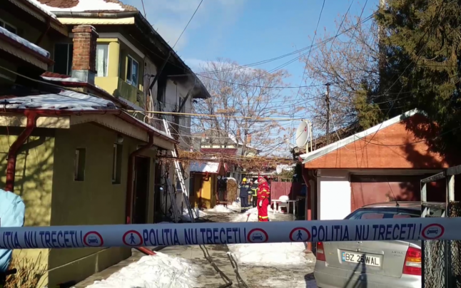 VIDEO Incendiu lângă unitatea de pompieri, soldat cu moartea unei femei