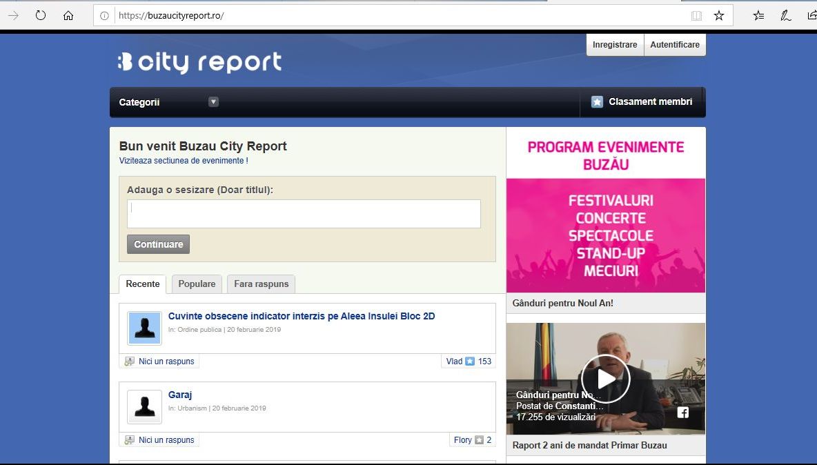 Primarul Toma premiază buzoienii care îi aduc la cunoștință neregulile din oraș