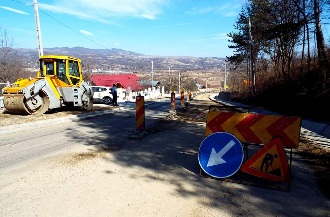 Lucrări aproape de finalizare pe DN 10, zona Măgura