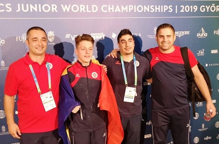 Gabriel Burtanete, aur pentru Buzău, la Gyor