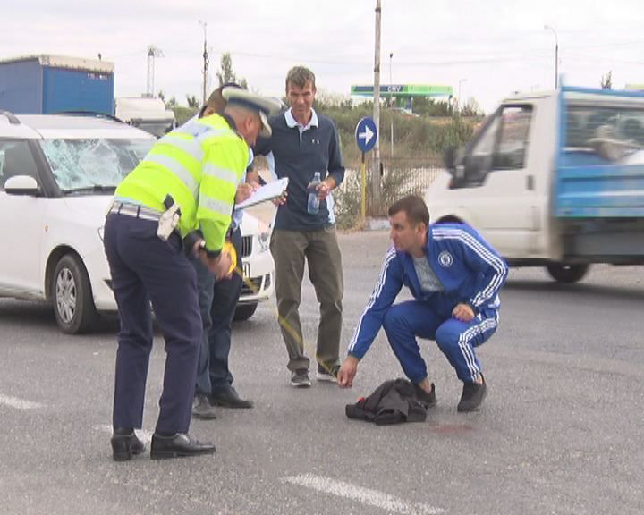 Macedonean accidentat după o traversare neregulamentară