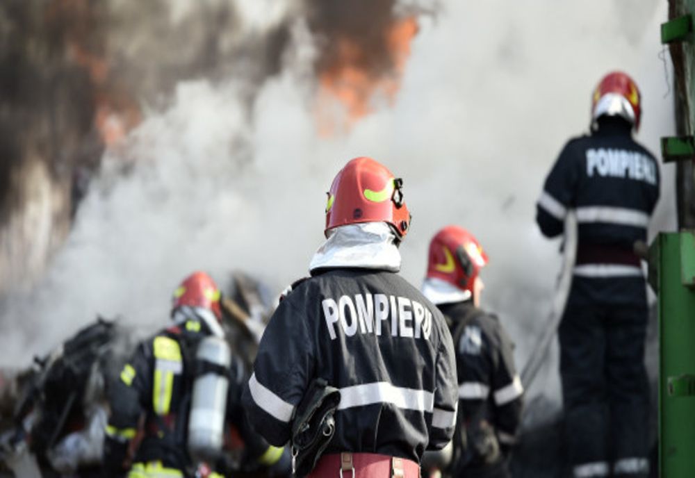 Incendiu devastator la Stâlpu. Sute de animale au ars de vii
