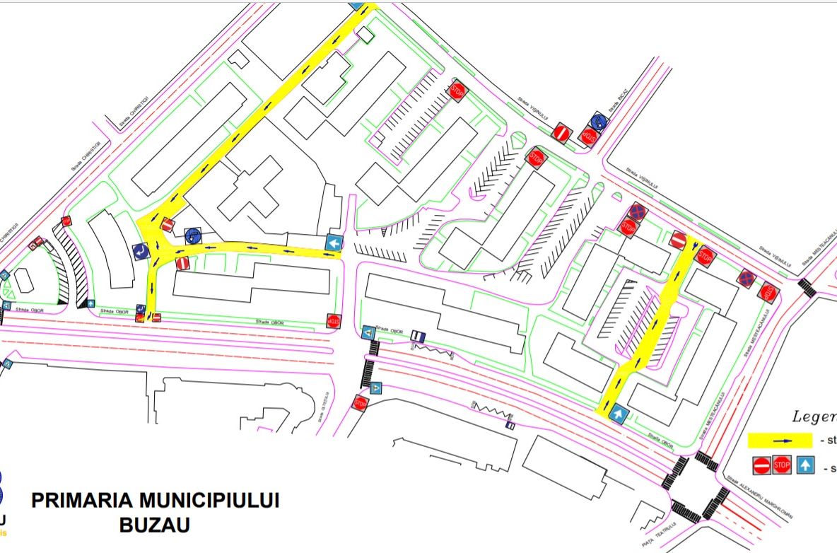 Ce străzi vor avea sens unic în Buzău?