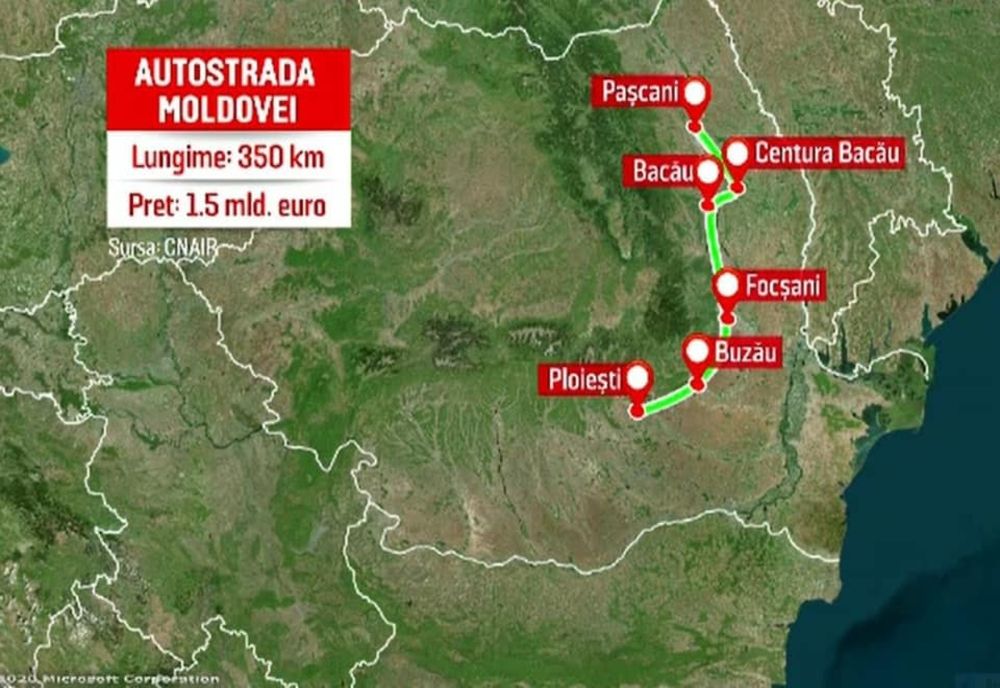 Guvernul a aprobat astăzi indicatorii tehnico-economici pentru Autostrada A7