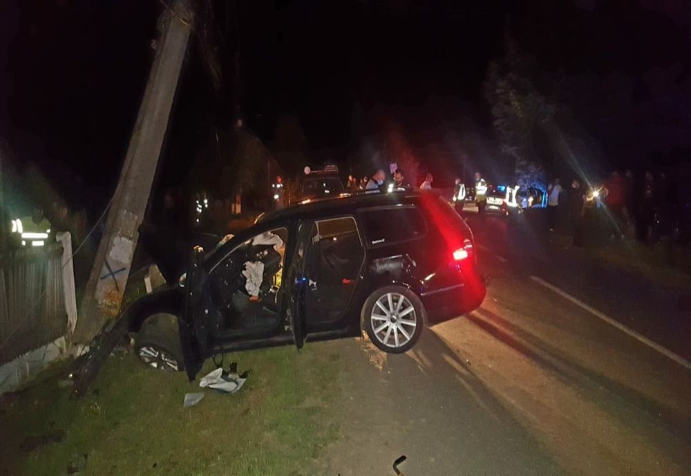 Accident rutier pe DJ 100H în localitatea Mierea