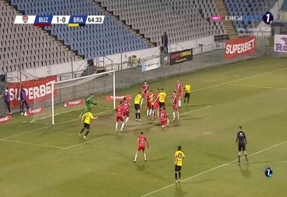 LIGA 2: FC Brașov pierde și la Buzău! 