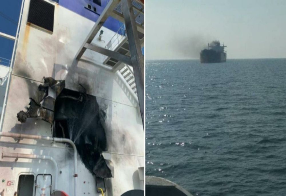 Navă sub pavilion moldovenesc  bombardată în Marea Neagră. Sursa atacului, incertă