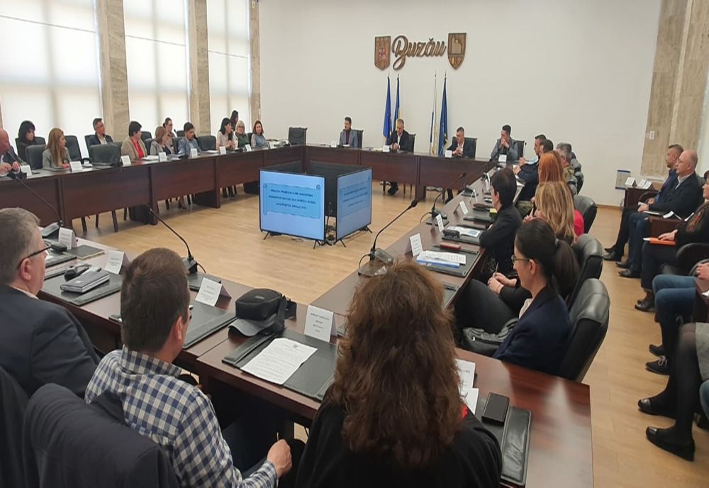 Ședință a Colegiului Prefectural Buzău