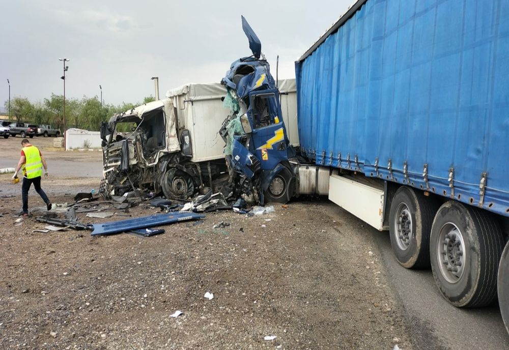 Accident pe DN2E85 la ieșirea din municipiul Buzău 