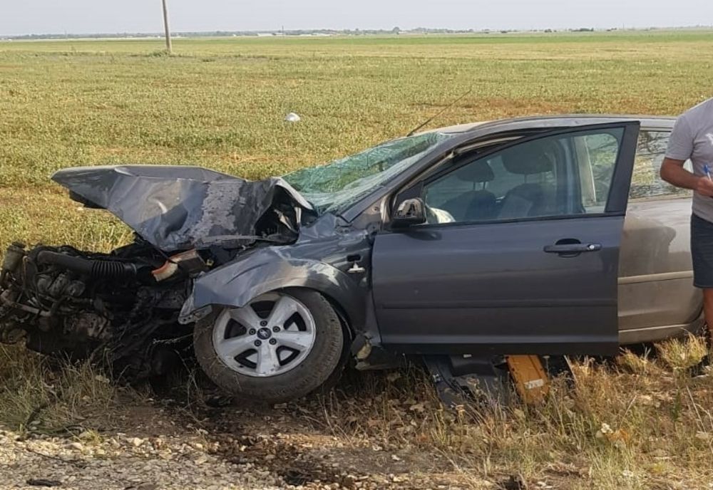 Accident pe DJ203D, în afara localității Țintești