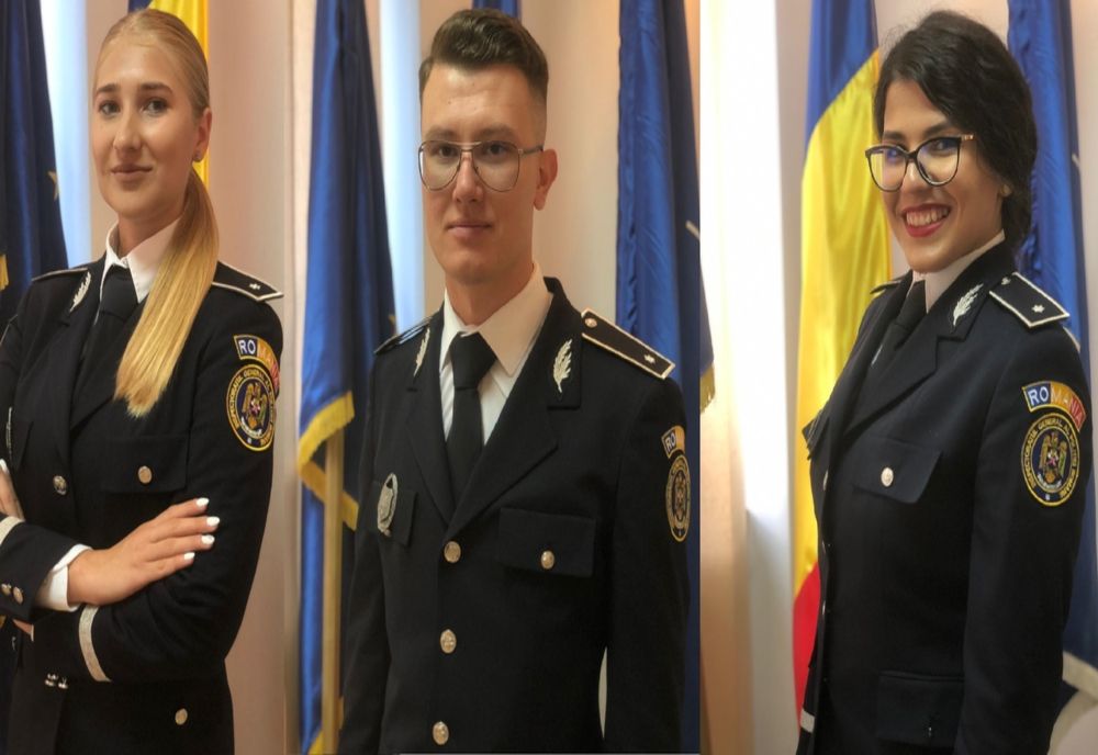 Trei ofițeri de poliție au fost primiți în rândul polițiștilor din Buzău