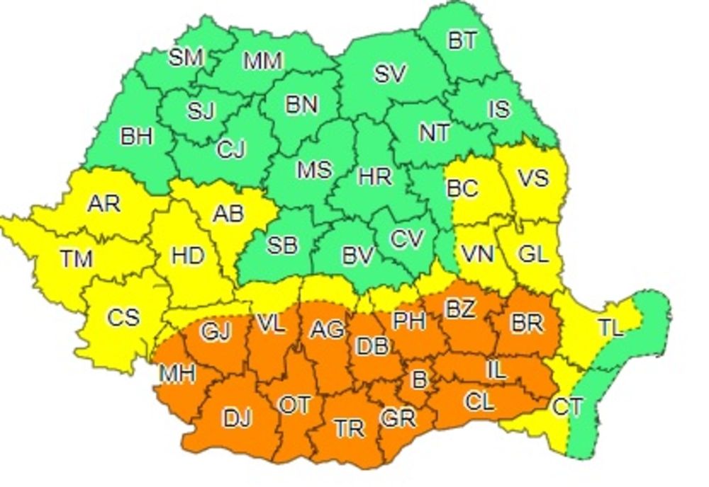 Val de căldură persistent și disconfort termic accentuat