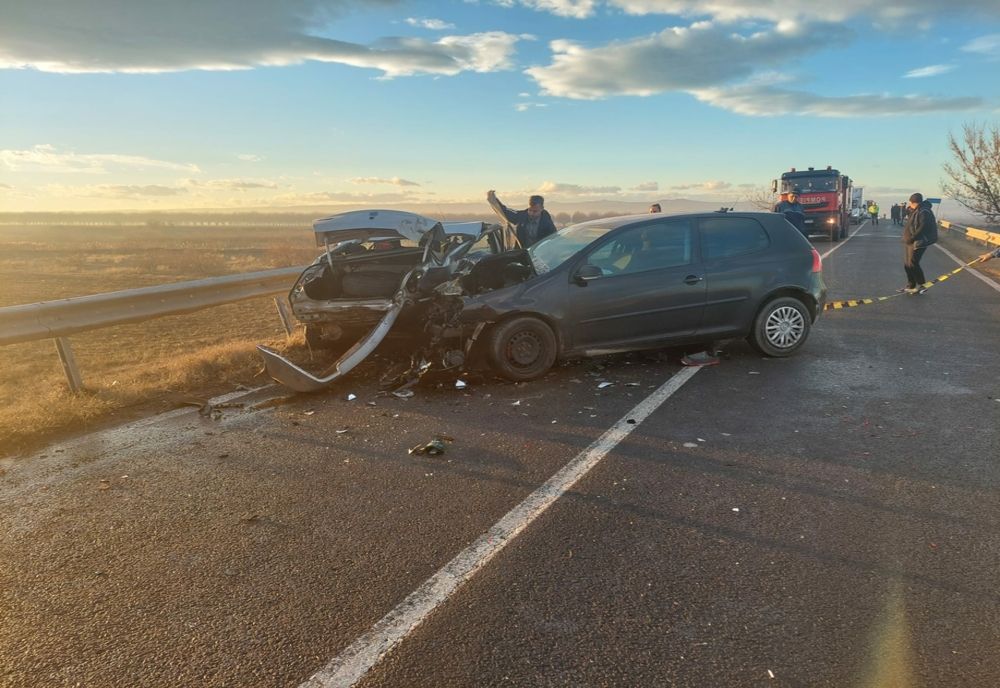 Accident cu 3 victime pe DN22, în județul Buzău