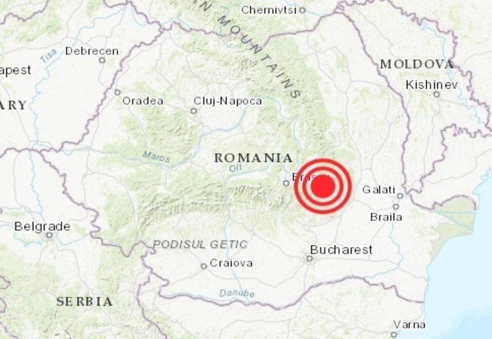 Cutremur miercuri dimineață în județul Buzău, zona seismică Vrancea