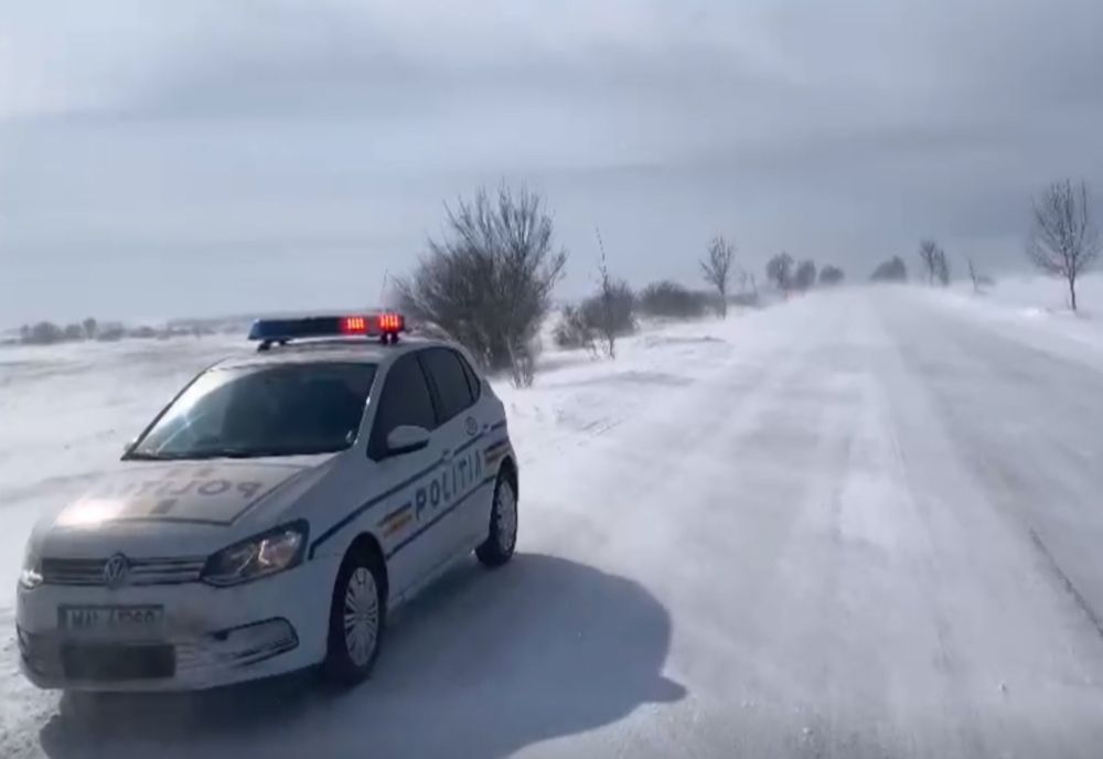 Video: Pe Drumurile naționale din Buzău se circulă în coloane cu antemergător, cu prioritizarea urgențelor
