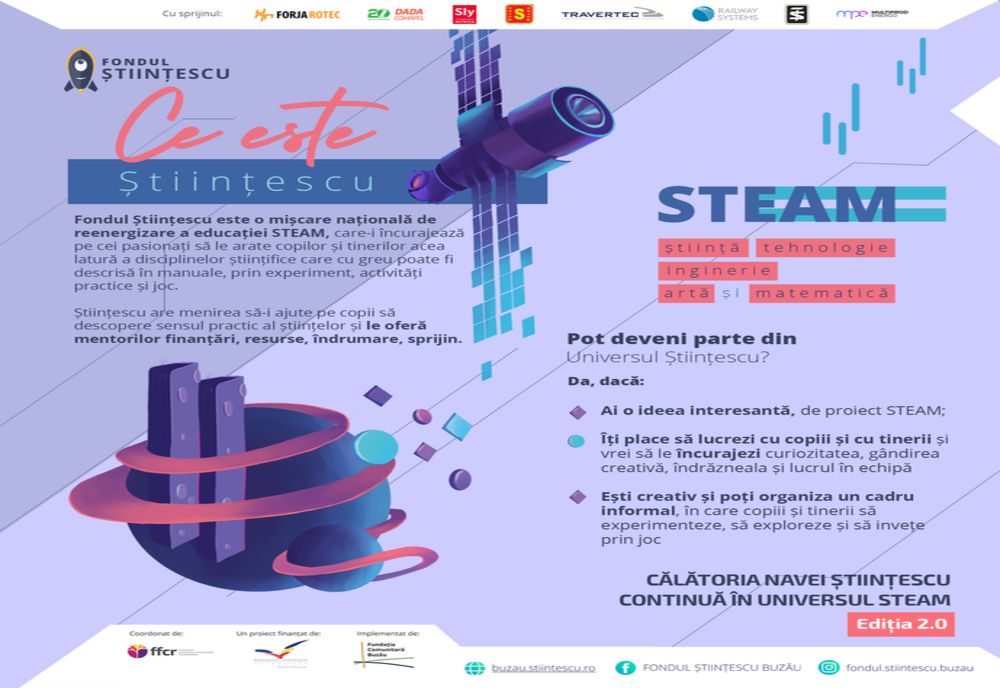 Opt proiecte din cinci zone ale județului Buzău  au obținut finanțare totală de 155 066 RON prin Fondul Științescu Buzău implementat de Fundația Comunitară Buzău