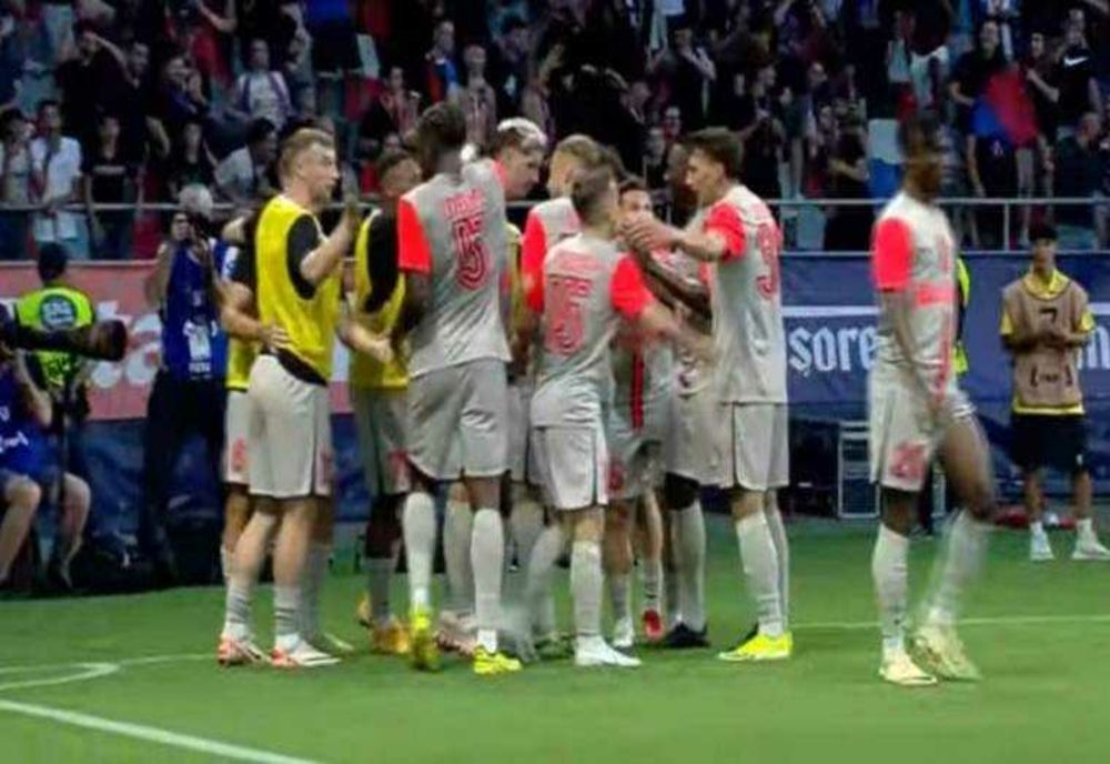 VIDEO FOTBAL: FCSB, EGALATĂ IN EXTREMIS DE PETROLUL PLOIEŞTI (1-1), ÎN SUPERLIGĂ