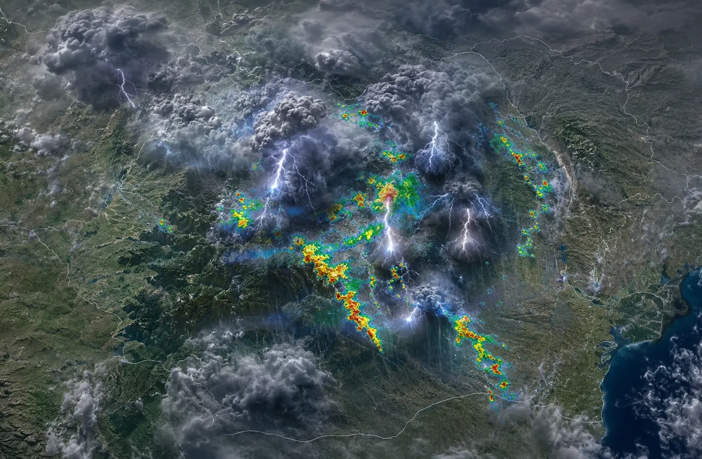 Alertă meteo de ploi torențiale și vijelii. ANM anunță grindină și rafale de până la 50 km/h în mai multe regiuni