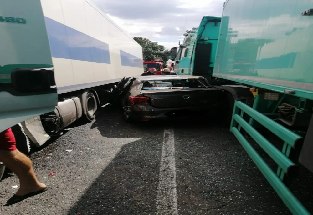 Accident pe DE85 la ieșirea din Râmnicu Sărat