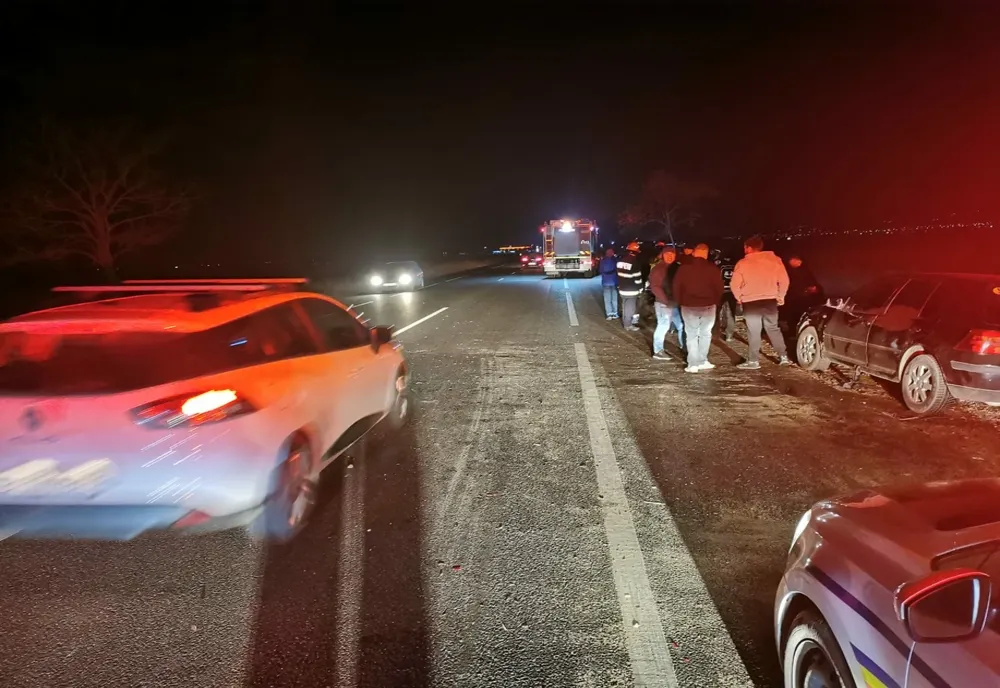 Accident cu trei mașini implicate pe DN1B, la ieșire din municipiul Buzău