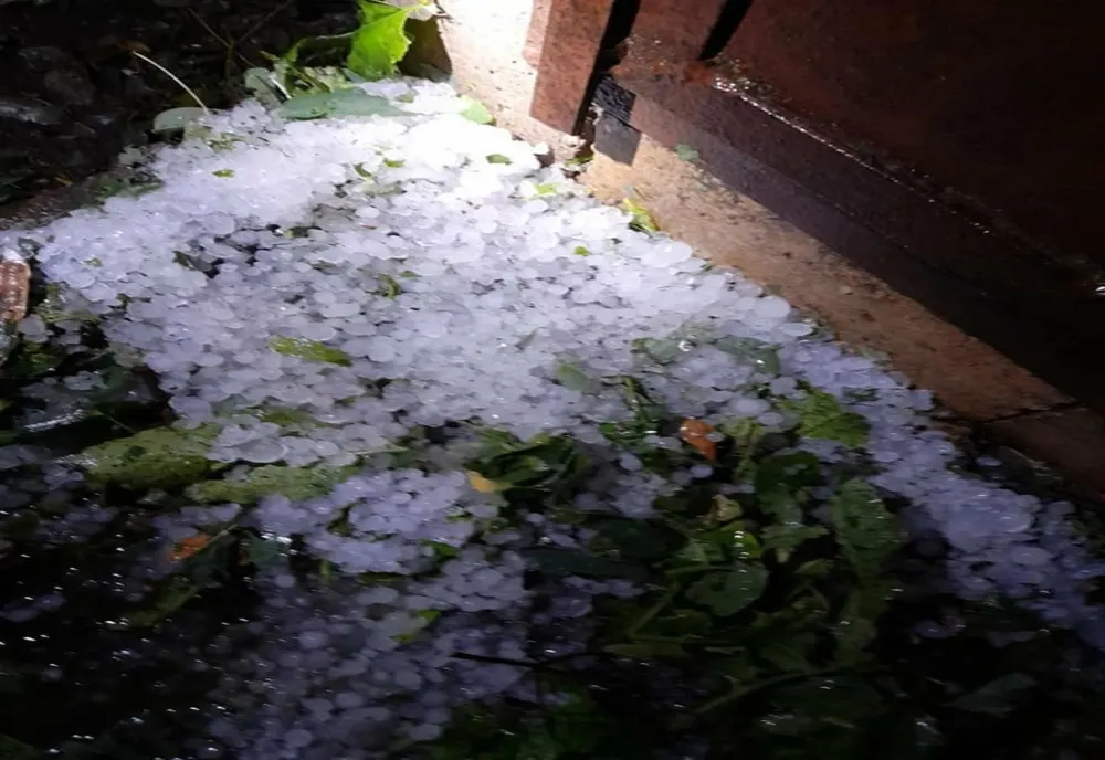 FOTO/Video: Grindina a făcut prăpăd aseară în județul Buzău