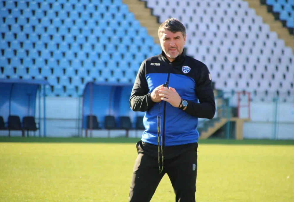 Adrian Mihalcea a condus miercuri după amiază antrenamentul Gloriei Buzău