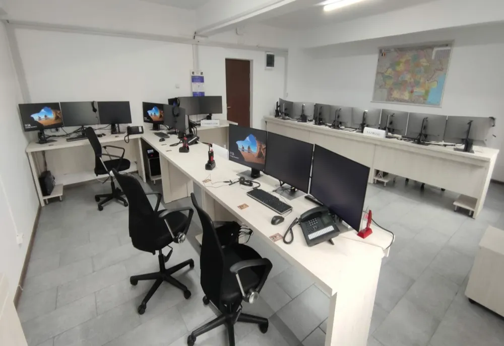 Un nou spațiu în care va funcționa de acum înainte dispeceratul integrat ISU-SMURD-SAJ Buzău