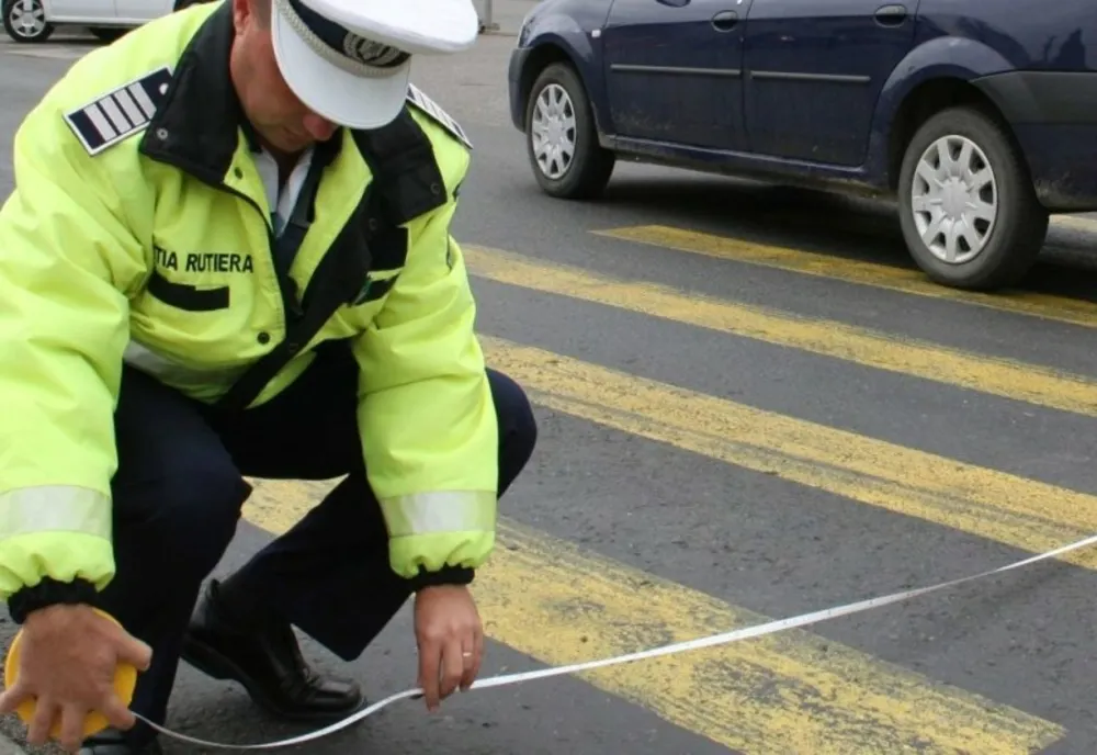Pieton accidentat în localitatea Poșta Câlnău, din județul Buzău, în timp ce traversa în zona marcajului pietonal