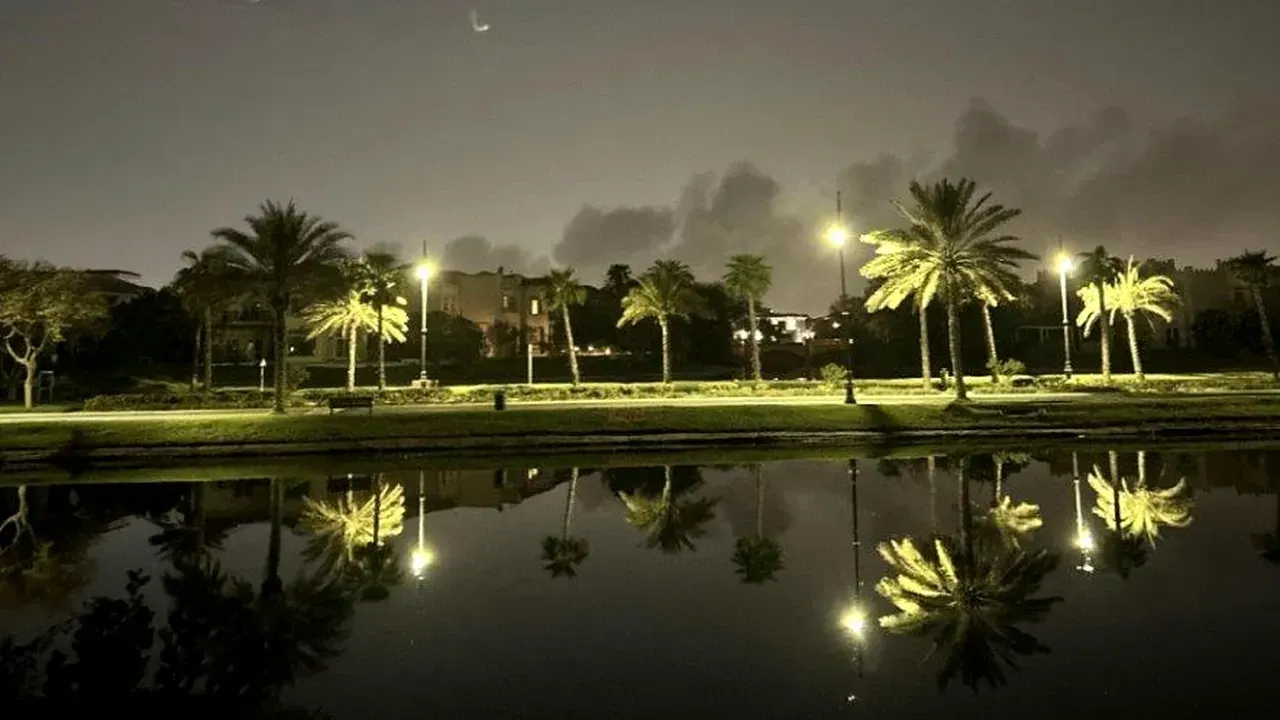 Explozii Dubai. Sursa foto: Clash Report/Telegram