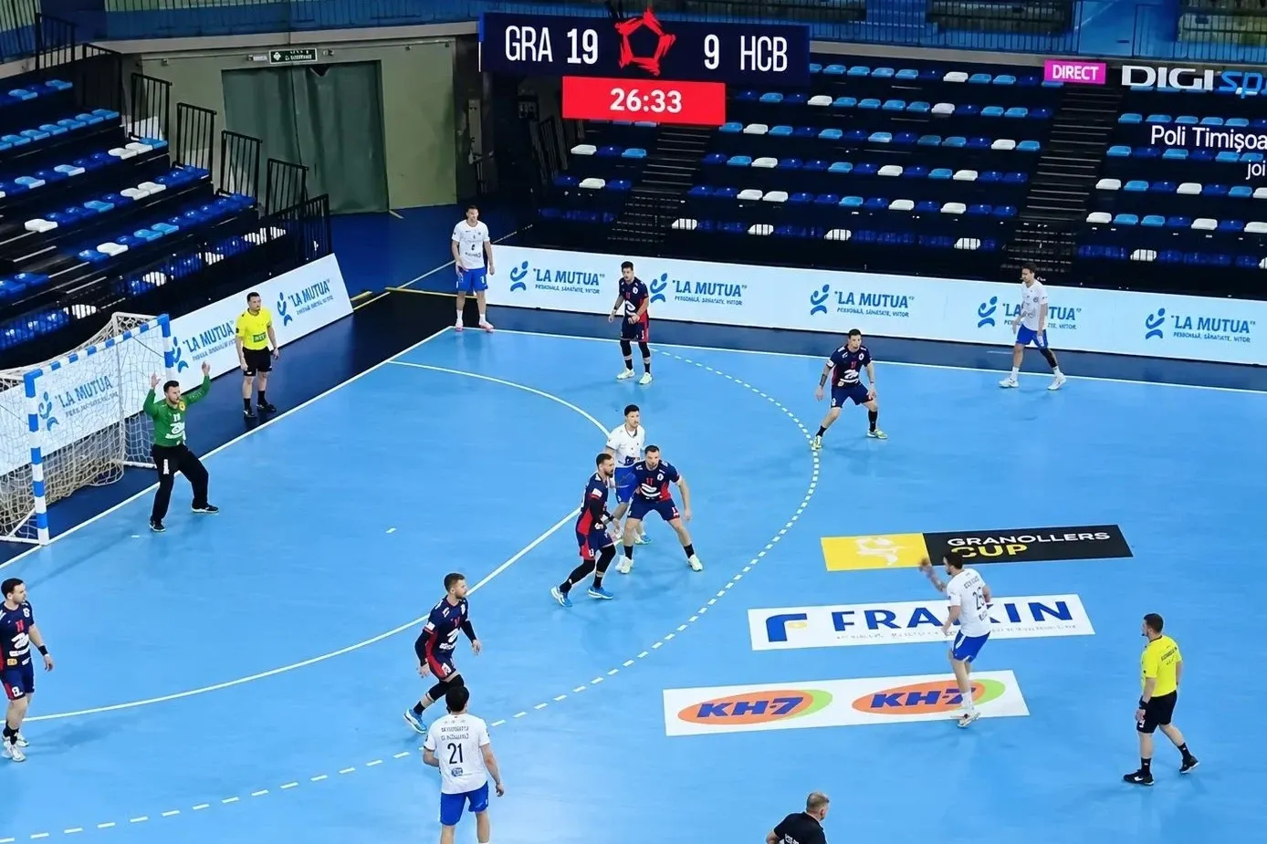 HC Buzău, învinsă clar de Granollers