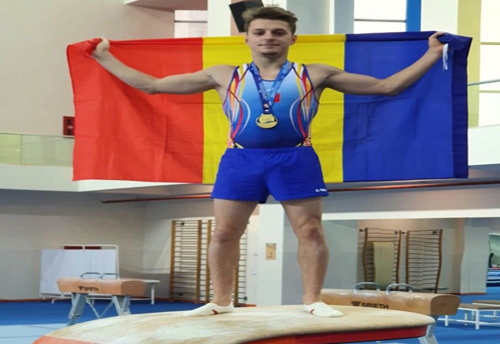 Medalie de aur la europenele de gimnastică pentru un buzoian