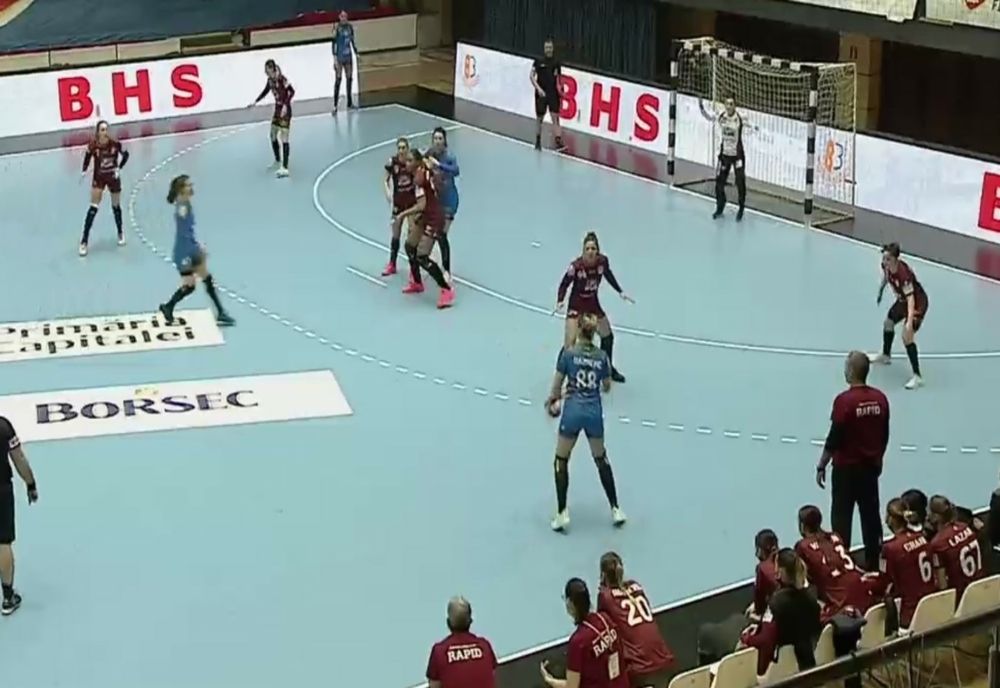 SCM Gloria Buzău a învins cu 25-24 pe Rapid București