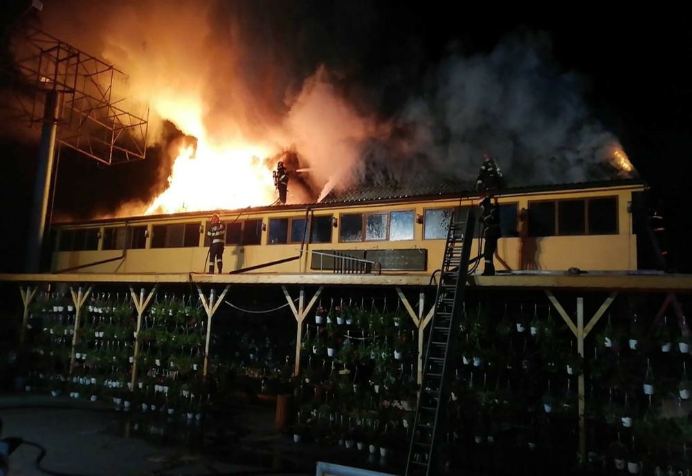 Incendiu la un Motel din Istrița de Jos
