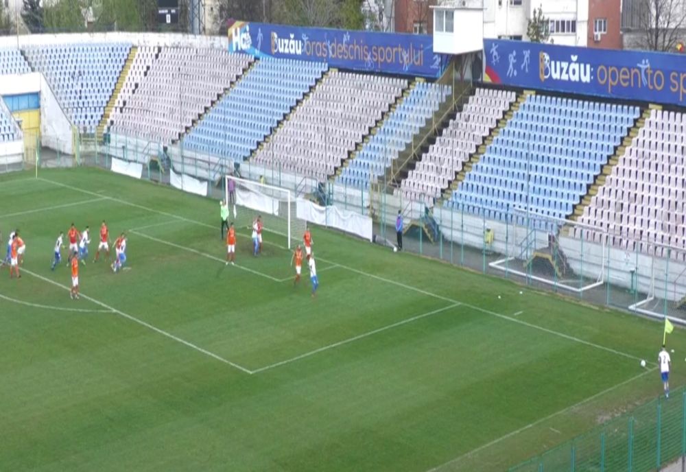 Gloria Buzău a câștigat cu 3-0 meciul cu Aerostar Bacău